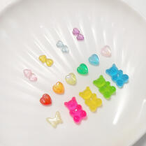 愛心珠、小熊軟糖(小熊軟糖可客製顏色)